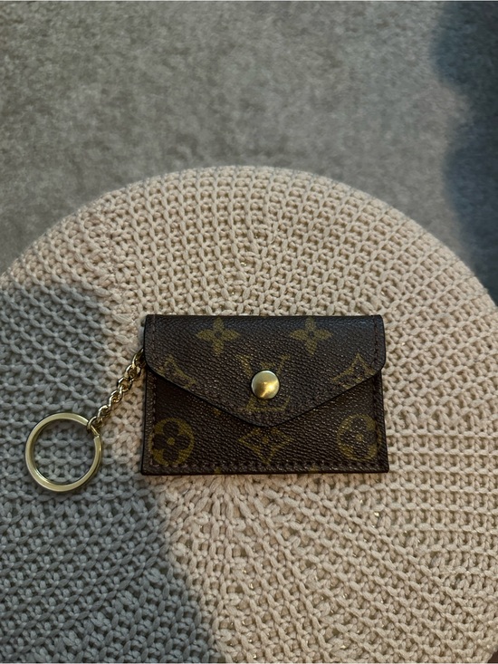Louis Vuitton Accessories - Repurposed Louis Vuitton Monogram Card Holder Keychain - Brown